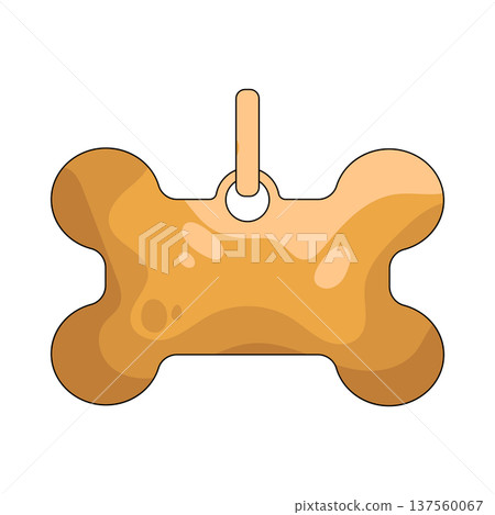 Illustration of dog tag 137560067