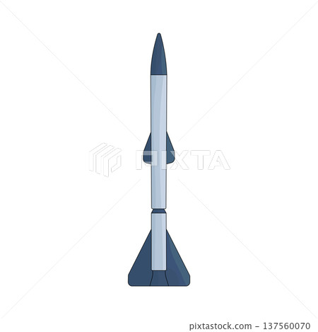 Illustration of missile  137560070