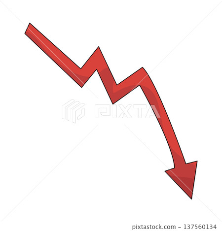 Illustration of Decrease Illustration of Decrease 137560134