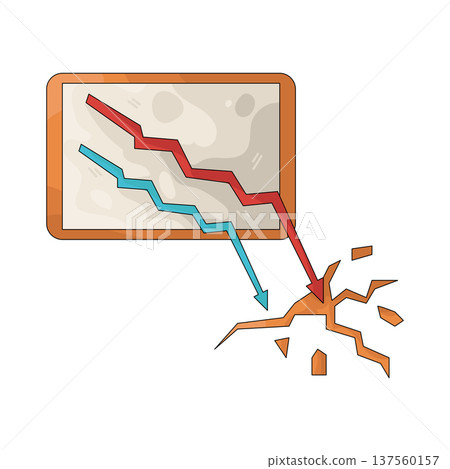 Illustration of Decrease Illustration of Decrease 137560157