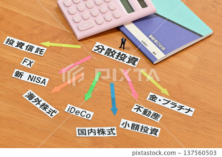 Businessman worried about diversified investment 137560503