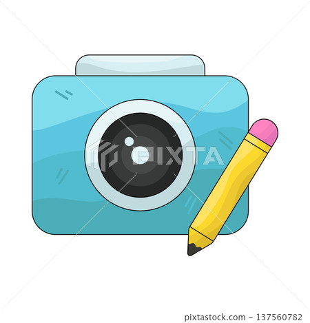 Illustration of Edit Illustration of Edit 137560782