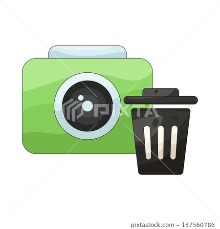 Illustration of Delete  137560786