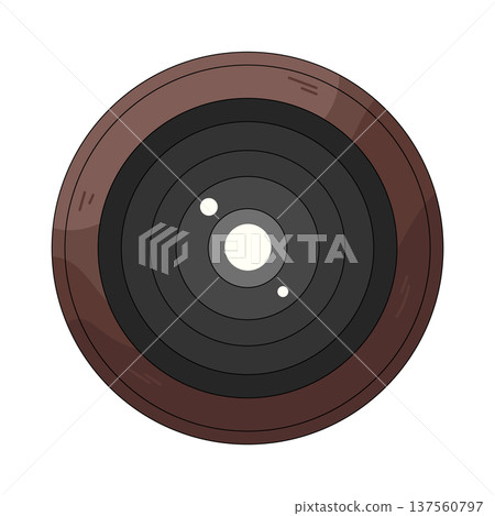 Illustration of camera lens Illustration of camera lens 137560797