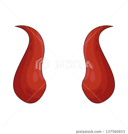 Illustration of horn Illustration of horn 137560853