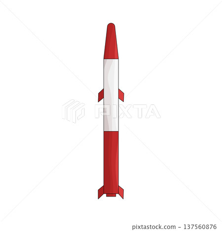 Illustration of missile  137560876
