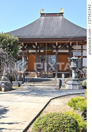 Iwatsuki Walk: Soto Zen Horinji Temple Main Hall Iwatsuki Walk: Soto Zen Horinji Temple Main Hall 137561442