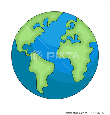 Illustration of Earth  137561899