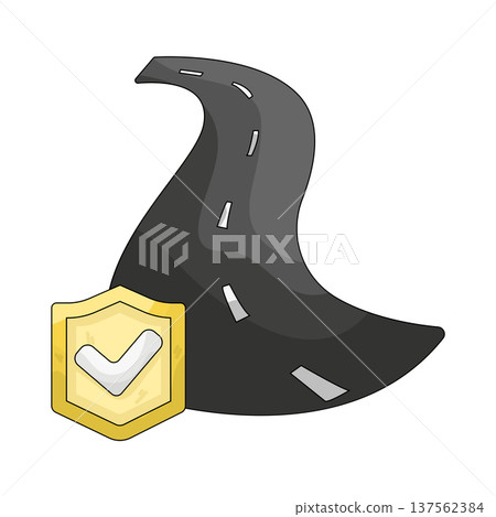 Illustration of Road insurance 137562384