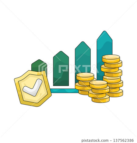 Illustration of Financial insurance 137562386