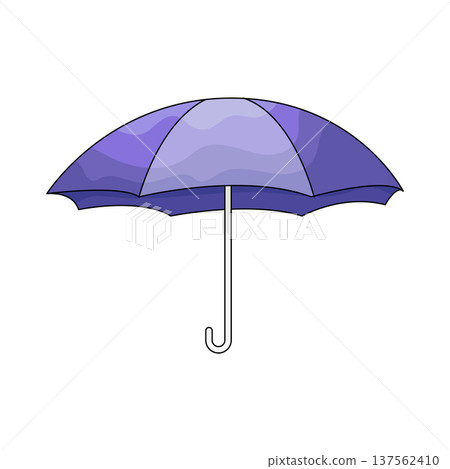 Illustration of umbrella Illustration of umbrella 137562410