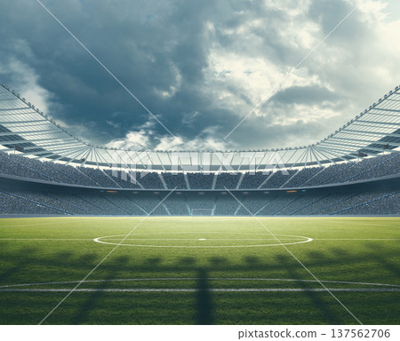 Soccer stadium. Soccer stadium. 137562706