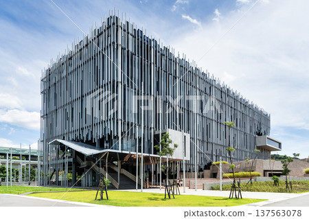 Building view of the New Taipei City Art Museum, located in Yingge District, New Taipei, Taiwan. Building view of the New Taipei City Art Museum, located in Yingge District, New Taipei, Taiwan. 137563078