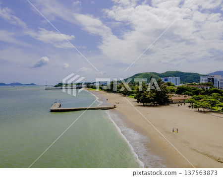 The coastal part of the city. The coastal part of the city. 137563873