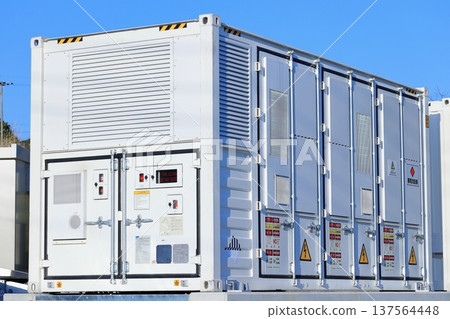 Appearance of the container-type battery storage facility 137564448