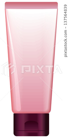 粉紅色管狀容器 137564839