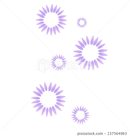 淺紫色多瓣花 137564963
