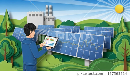 太陽能電站檢測：照亮未來的技術 137565214