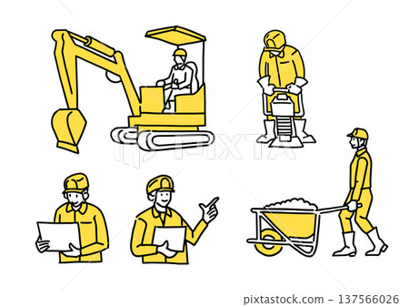 建築工地圖示集 建築工地圖示集 137566026