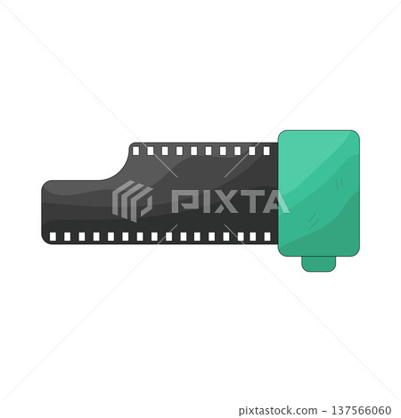 Illustration of film roll Illustration of film roll 137566060