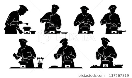 Black Solid Bakers Dipping Treats Set of Six on White Background Black Solid Bakers Dipping Treats Set of Six on White Background 137567819