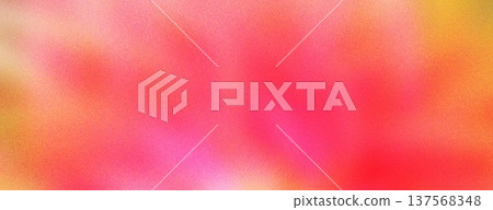Grainy Pink Orange Yellow Abstract Gradient Background 137568348