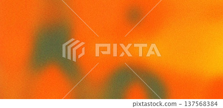 Grainy Orange Yellow Abstract Gradient Background 137568384