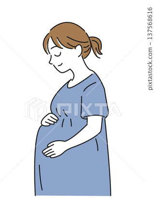 Pregnant woman Pregnant woman 137568616
