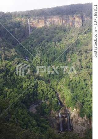 Fitzroy Falls and Bellmore Falls. Fitzroy Falls and Bellmore Falls. 137568811