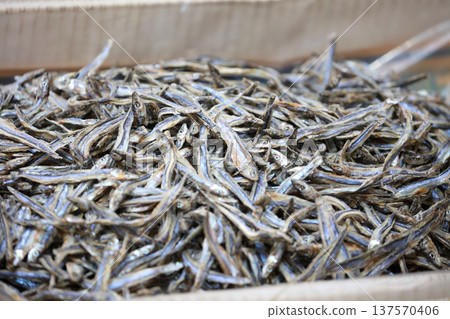 鹽乾魚(火腿)在香港西部的德助道出售。它類似於草屋,味道鮮美。以前很便宜,但現在很貴 鹽乾魚(火腿)在香港西部的德助道出售。它類似於草屋,味道鮮美。以前很便宜,但現在很貴 137570406