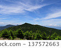 Mount Hakkyo, one of Japan's 100 famous mountains, seen from Mount Misen in Nara Prefecture 137572663