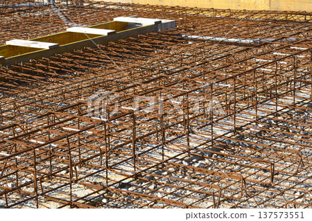 Steel Rebar Cage for Building Foundation Steel Rebar Cage for Building Foundation 137573551