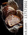 Walnut and macadamia nut bread 137573602