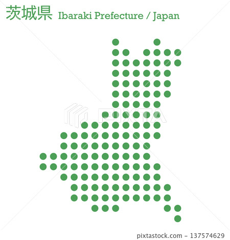 日本向量插圖地圖:茨城縣地圖 日本向量插圖地圖:茨城縣地圖 137574629