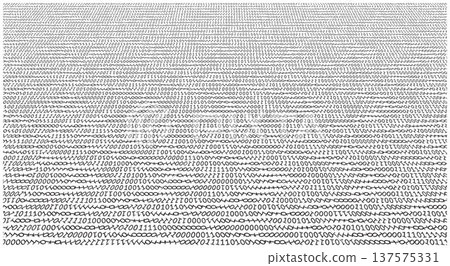 Complex Hand-Drawn Binary Grid - Artistic Data Distribution in Charcoal and Grey Complex Hand-Drawn Binary Grid - Artistic Data Distribution in Charcoal and Grey 137575331