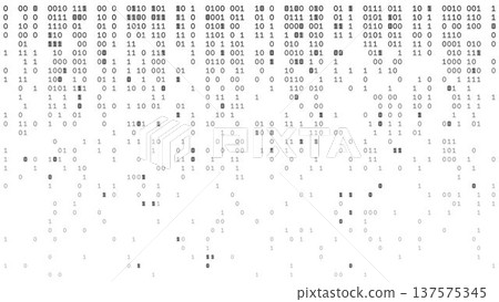 The Descending Matrix - Grayscale Vertical Binary Stream with Minimalist Negative Space The Descending Matrix - Grayscale Vertical Binary Stream with Minimalist Negative Space 137575345