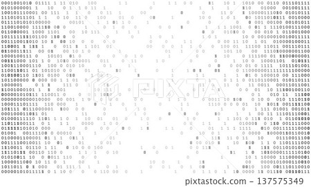 The Sparse Matrix - Minimalist Binary Data Stream with Clean White Negative Space The Sparse Matrix - Minimalist Binary Data Stream with Clean White Negative Space 137575349