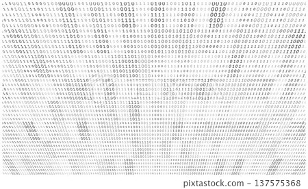 Digital Curvature - Artistic Perspective of Flowing Binary Data Arrays Digital Curvature - Artistic Perspective of Flowing Binary Data Arrays 137575368