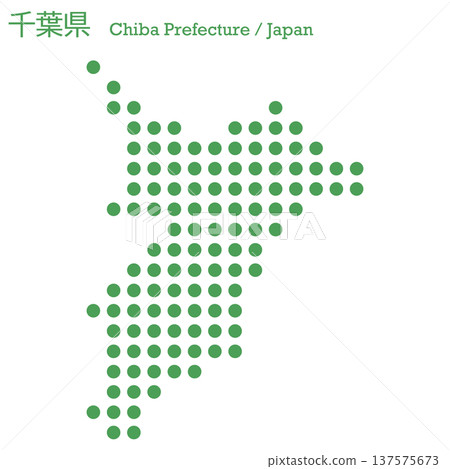 Vector illustration map of Japan: Chiba prefecture map Vector illustration map of Japan: Chiba prefecture map 137575673