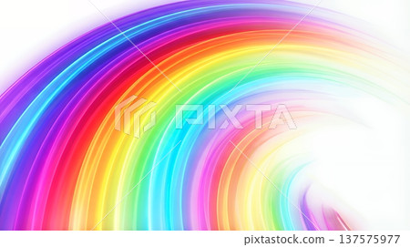 充滿活力的幾何設計，搭配優美多彩的光影曲線 137575977