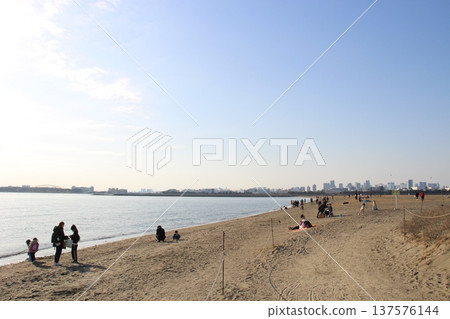 Kasai Rinkai Park Beach Seaside Kasai Rinkai Park Beach Seaside 137576144