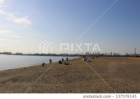 Kasai Rinkai Park Beach Seaside 137576145