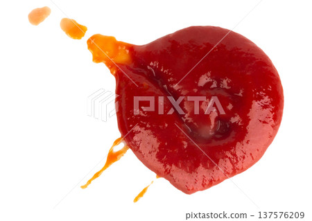 tomato ketchup isolated on white background tomato ketchup isolated on white background 137576209