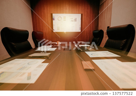 大型會議室桌椅 137577522