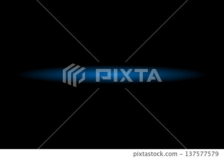 A fantastic cobalt blue light floating against a black background A fantastic cobalt blue light floating against a black background 137577579