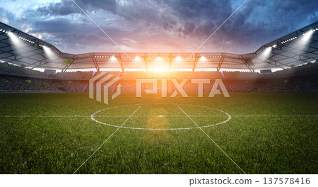 Stadium lights 137578416