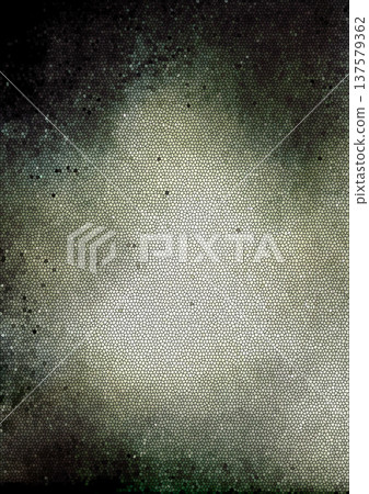 Abstract mosaic pattern showing dark grunge gradient 137579362
