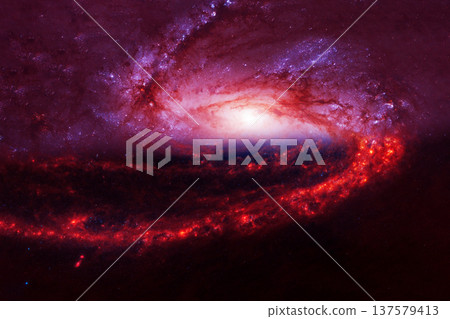 Bright, beautiful galaxy. Elements of this image furnished by NASA Bright, beautiful galaxy. Elements of this image furnished by NASA 137579413