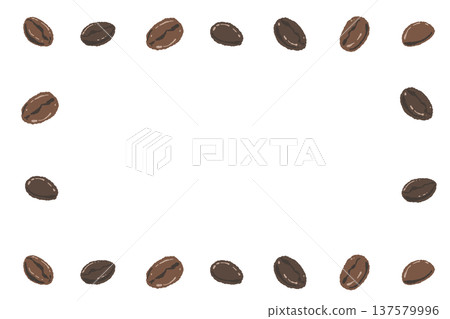 Roasted coffee beans frame horizontal menu Roasted coffee beans frame horizontal menu 137579996