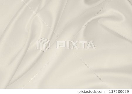 Smooth elegant golden silk or satin luxury cloth texture as wedding background. Luxurious background design. In Sepia toned. Retro style 137580029